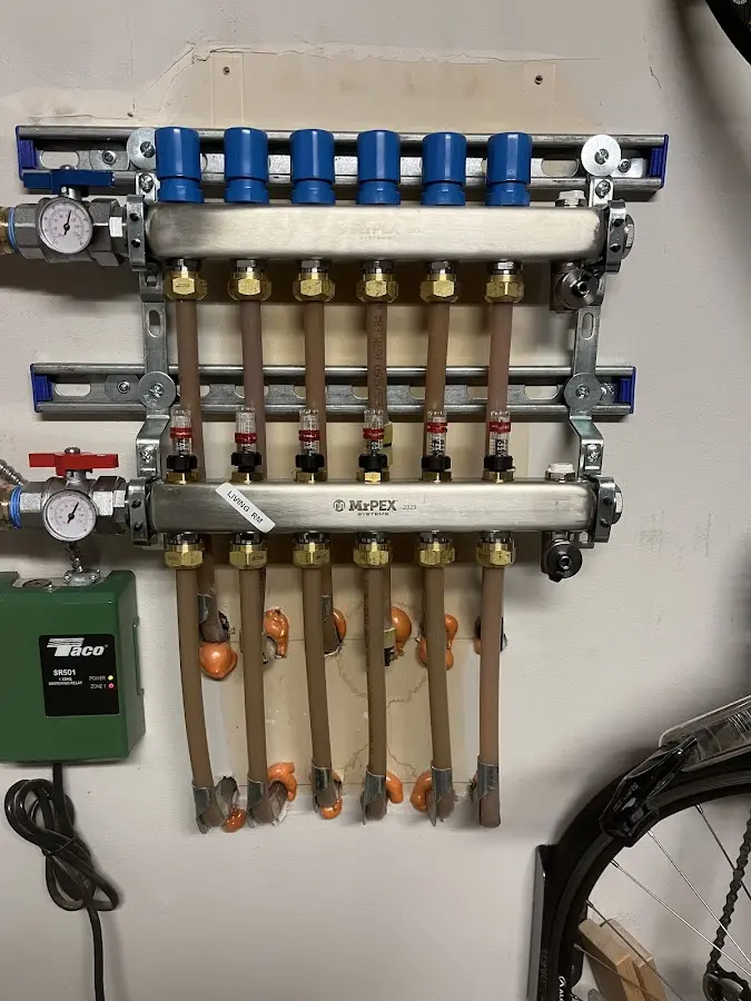 Plumber performing Leak Detection at a residential property in Bayou Cane